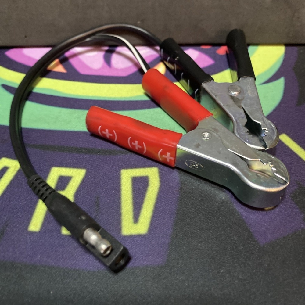 Clip Crocodile Connector Clamp Power Cord A1